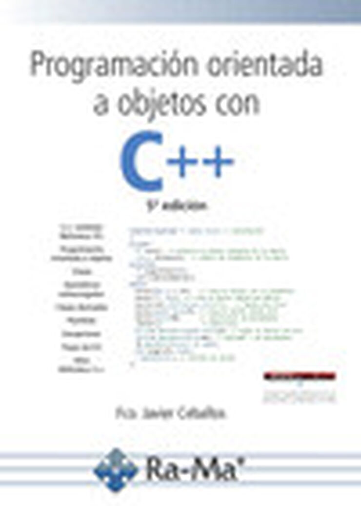 Programaci&oacute;n orientada a objetos con C++