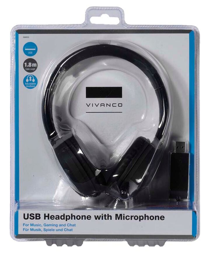 Auriculares Diadema + Mini Micro conexi&oacute;n USB