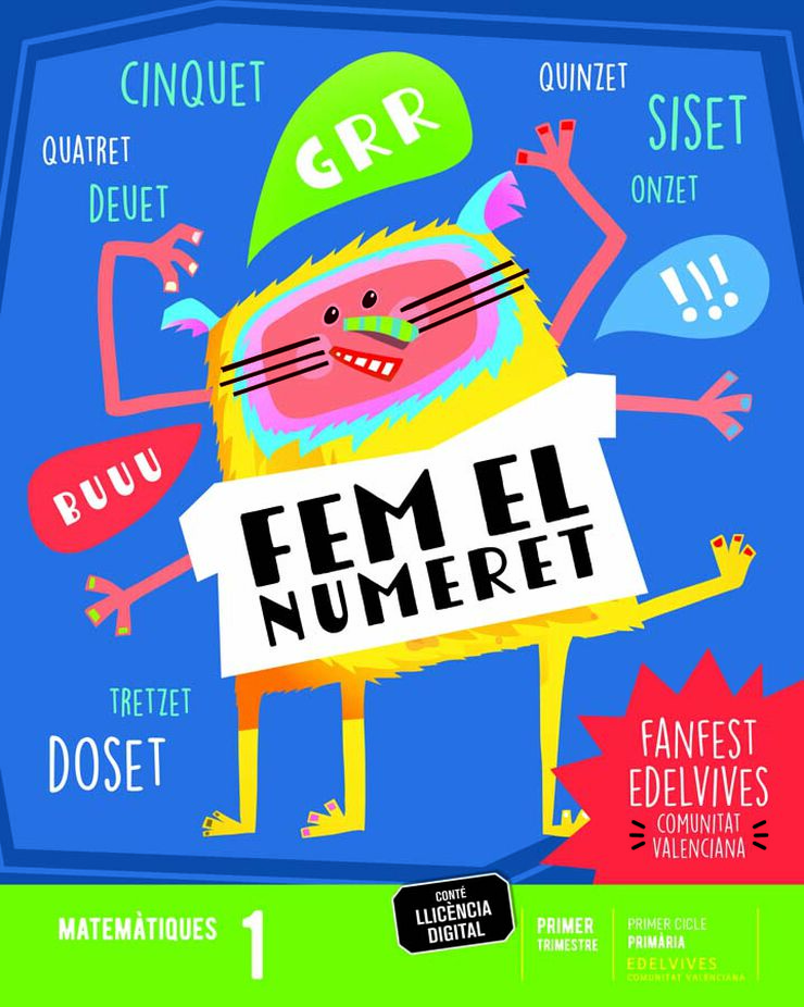 Matem&agrave;tiques 1r Prim&agrave;ria (Cv)