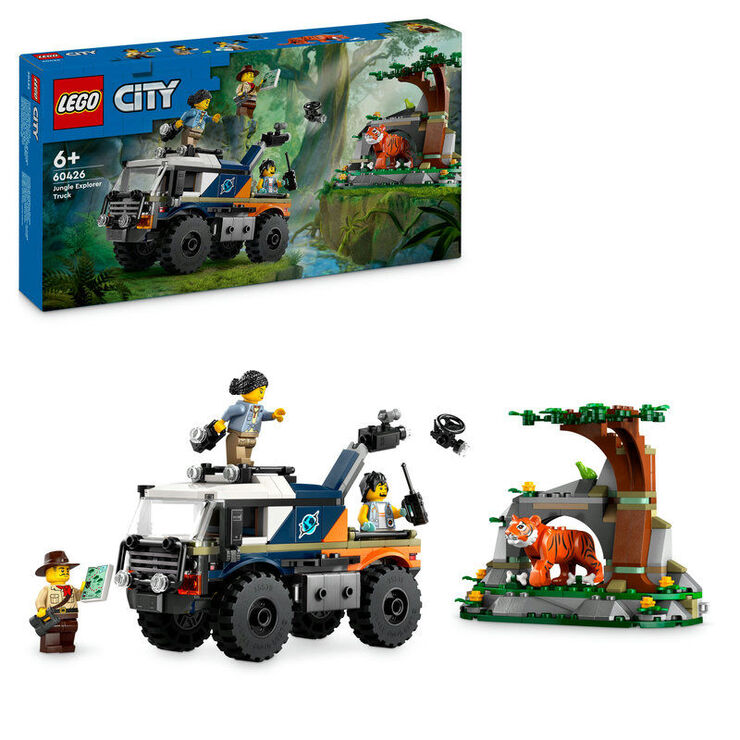 LEGO&reg; City Exploradores de la Jungla: Cami&oacute;n Todoterreno 60426