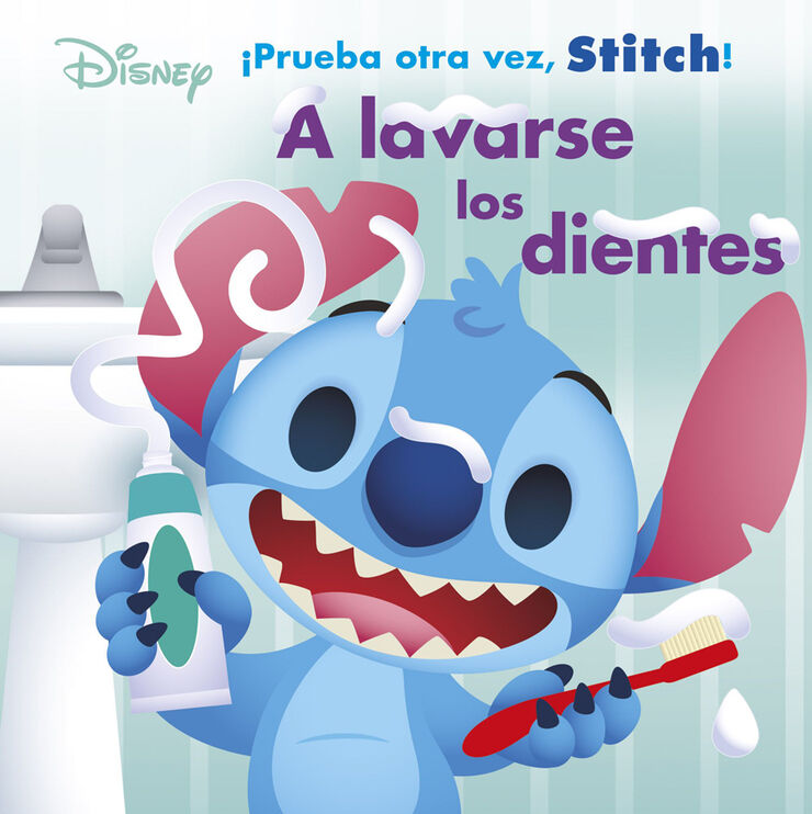Stitch. A lavarse los dientes