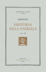 Hist&ograve;ria dels animals, vol. III i &uacute;ltim (llibres VIII-X)