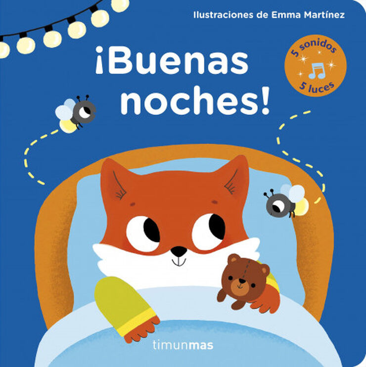 &iexcl;Buenas noches! Libro con luces y sonido