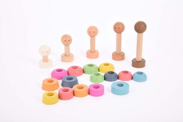 Figures de fusta Rainbow