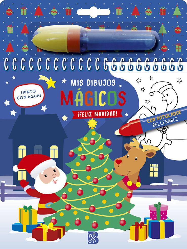Pinto con agua. &iexcl;Feliz Navidad!