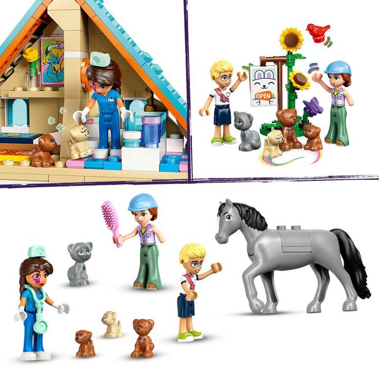 LEGO&reg; LEGO Friends Caballo y Cl&iacute;nica Veterinaria de Mascotas 42651