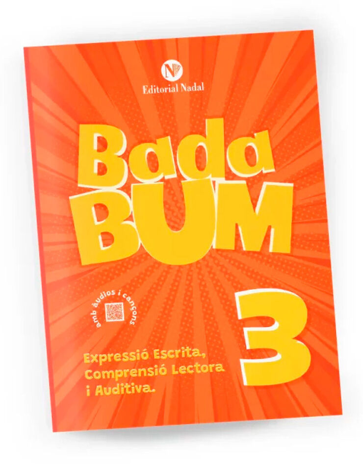 Bada Bum 3 Quadern d&rsquo;expressi&oacute; escrita, comprensi&oacute; lectora i auditiva