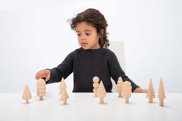 &Aacute;rboles de madera natural