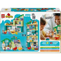 LEGO&reg; DUPLO Town Casa Familiar Moderna &ldquo;3 en 1&rdquo; amb Figures 10470