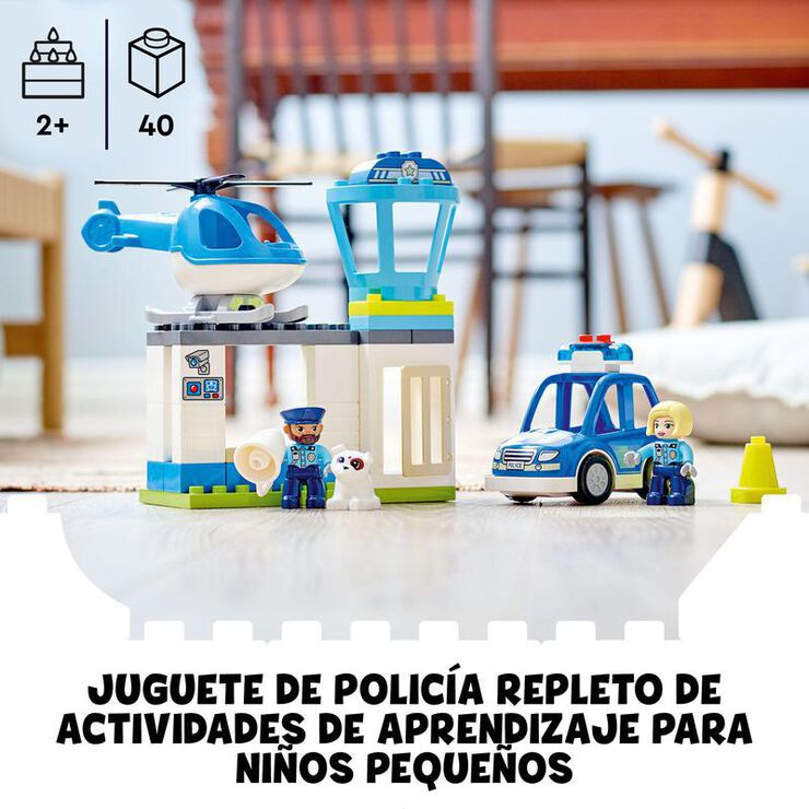LEGO&reg; Duplo comissaria de policia i helic&ograve;pter 10959