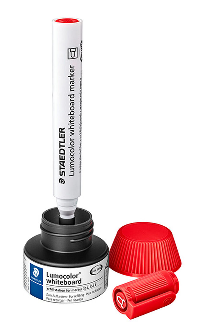 Cargador Rotulador Pizarra tinta rojo
