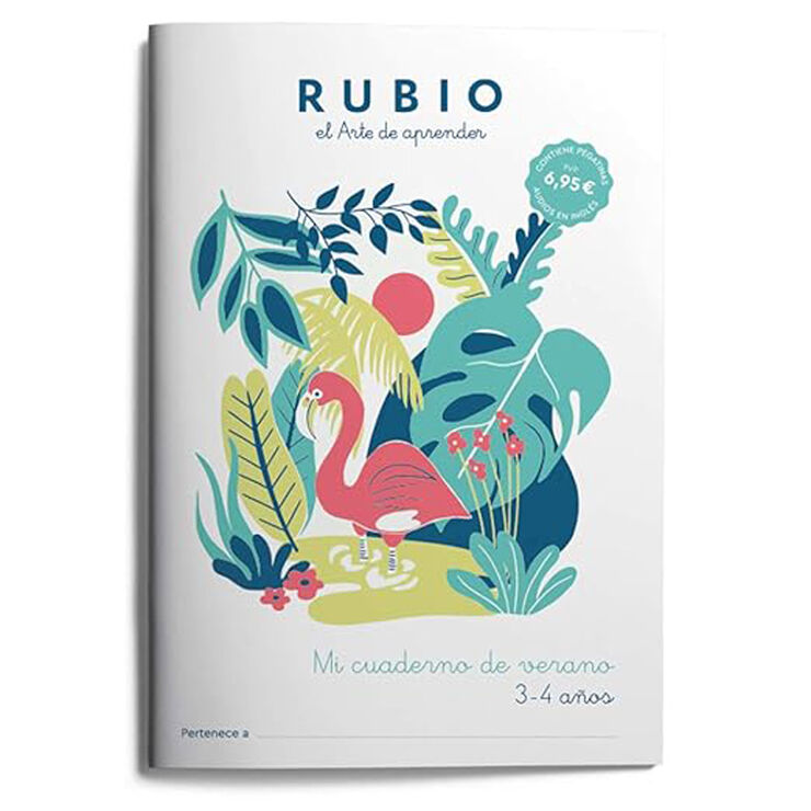 Mi cuaderno de verano 3-4 a&ntilde;os Rubio