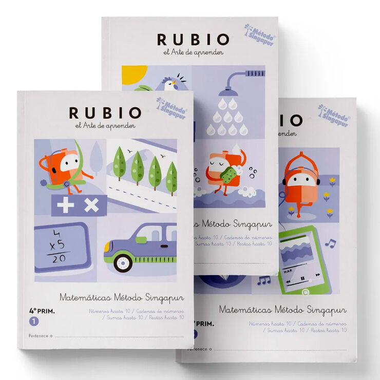 Pack Matem&aacute;ticas M&eacute;todo Singapur 4.&ordm; Primaria