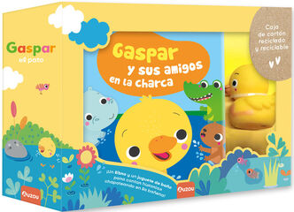 Libro de ba&ntilde;o. Gaspar y amigos en la charca. Ecol&oacute;gico