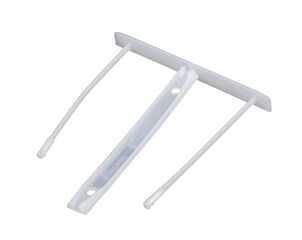 Enquadernador Fastener pl&agrave;stic 80mm blanc 100u