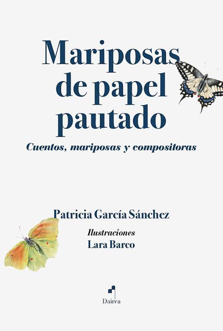 Mariposas de papel pautado