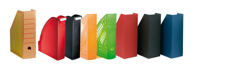 Revistero Abacus L/F A4 amarillo fluorescente