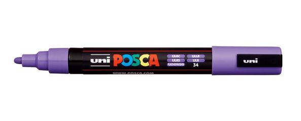 Retolador Posca PC-5M 1,8-2,5mm lila