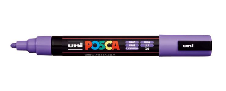 Retolador Posca PC-5M 1,8-2,5mm lila