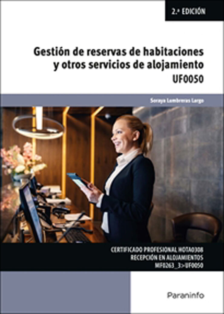 Gesti&oacute;n de reservas de habitaciones y otros servicios de alojamientos
