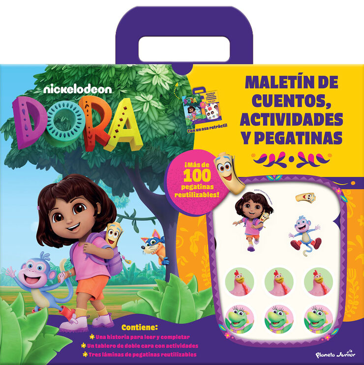 Dora. Malet&iacute;n de cuentos, actividades y pegatinas