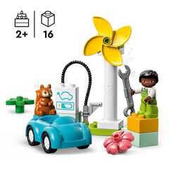 LEGO&reg; Duplo Town Aerogenerador y Coche El&eacute;ctrico 10985
