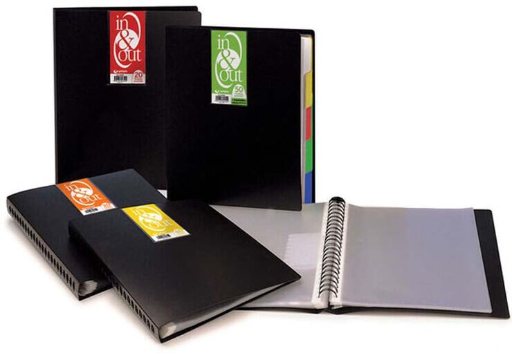 Carpeta 20 fundes A4 In&out Grafoplas