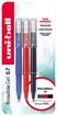 Bol&iacute;gafos Borrables Uni UF-222 3 colores negro/azul/rojo