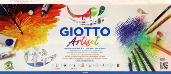 Set T&egrave;cniques humides Giotto Artiset