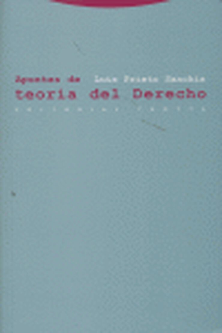 Apuntes de teor&iacute;a del derecho