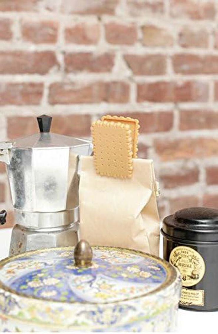 Pinza de bolsa Kikkerland Galleta 4u