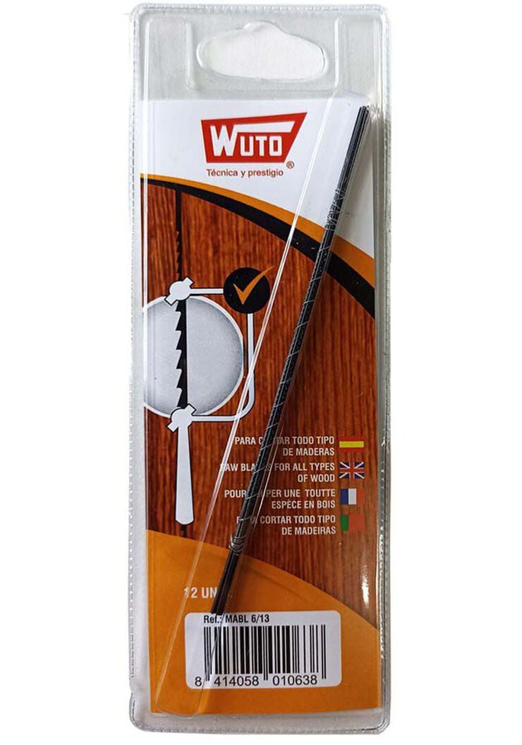 Serra Marqueteria rectes Wuto No.6 12u