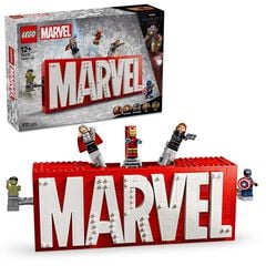 LEGO&reg; Super Heroes Logotip MARVEL i Minifigures 76313