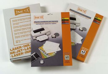 Etiquetas Inkjet/Laser Din A4 Ineta 10 hojas