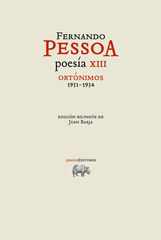 Poes&iacute;a XIII. Ort&oacute;nimos (1931-1934)