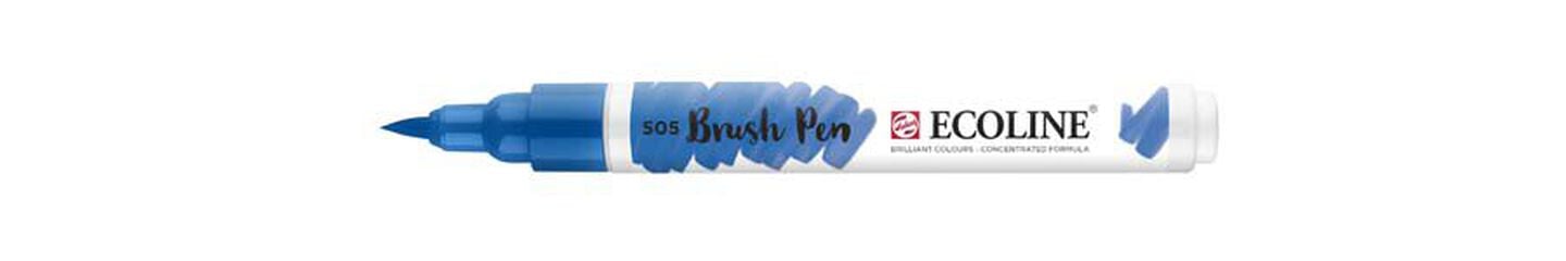 Retolador Ecoline Brush Pen blau ultramar clar 505