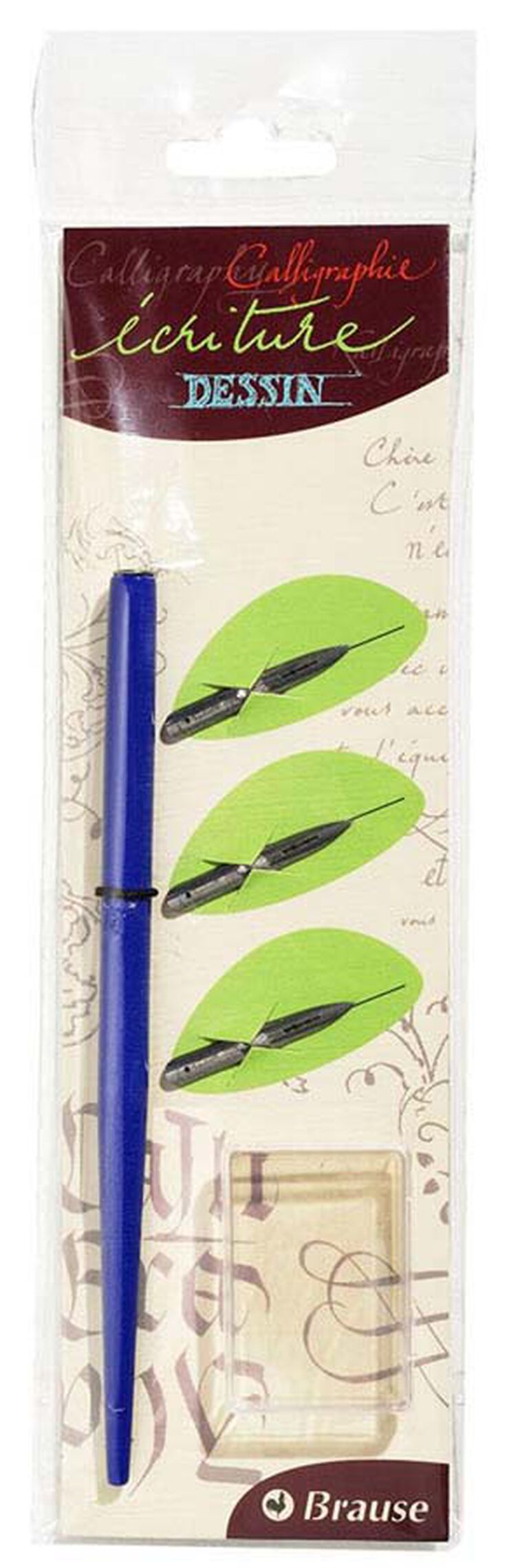 Kit escolar Mango + 3 Plumillas Brause3 PLUMILLASKIT ESCOLAR