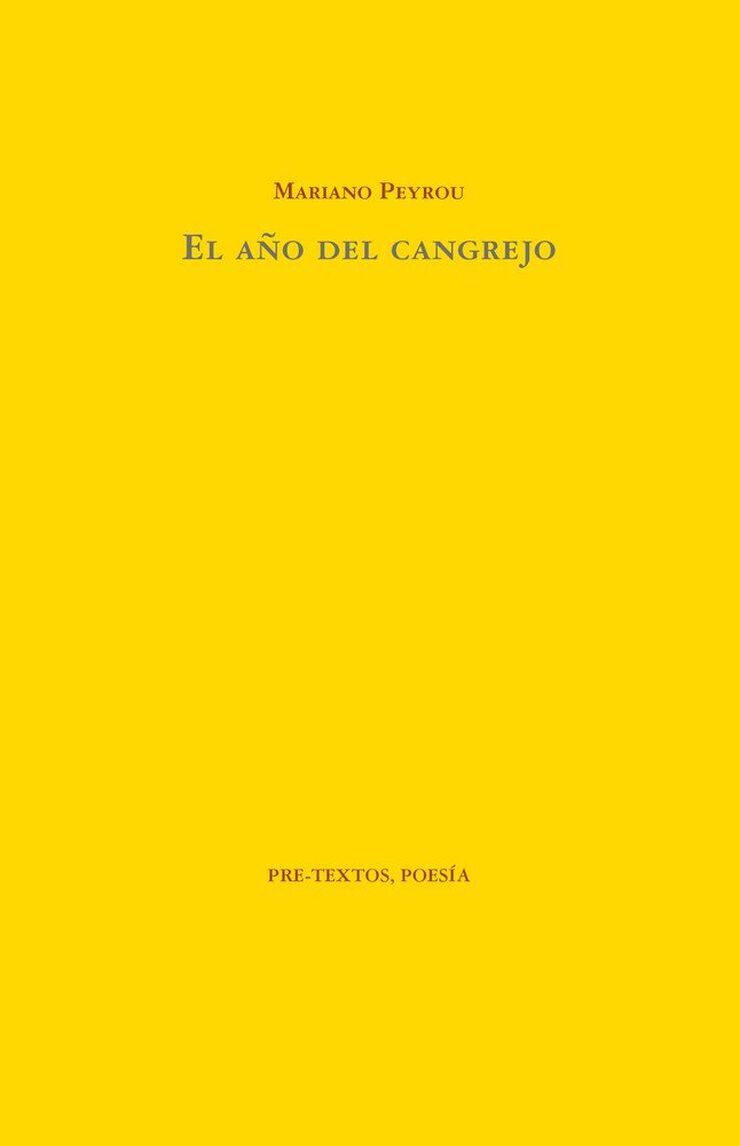El a&ntilde;o del cangrejo