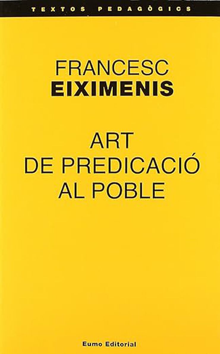 Art de predicaci&oacute; al poble