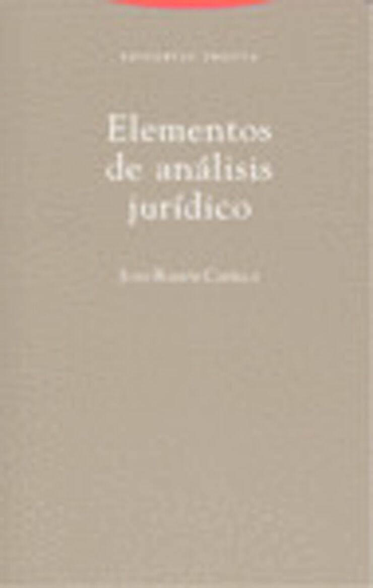 Elementos de an&aacute;lisis juridico