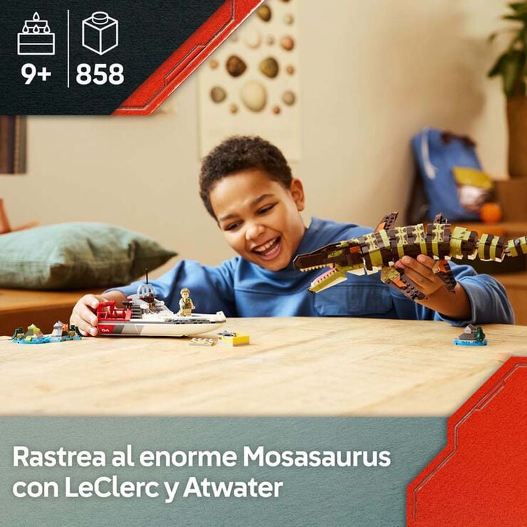 LEGO&reg; Jurassic World Missi&oacute; Naval: Mosasaurus Constru&iuml;ble 76974
