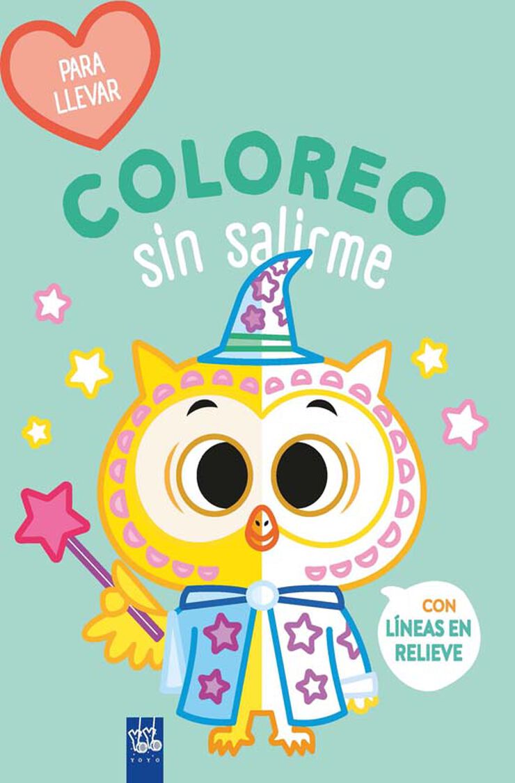 Coloreo sin salirme-Para llevar. B&uacute;ho