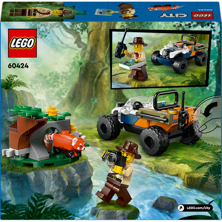 LEGO&reg; City Exploradores de la Jungla: TodoterreNo y Misi&oacute;n del Panda Rojo 60424