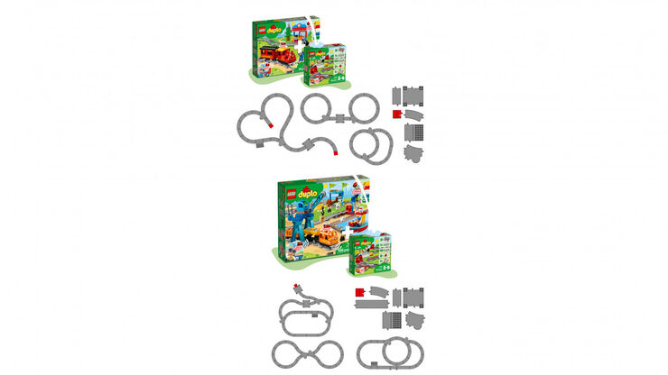 LEGO&reg; Duplo Vies ferrovi&agrave;ries 10882