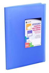 Carpeta 40 fundes A4 Carchiplas Book blau