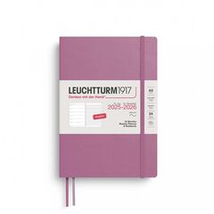 Agenda 18 mesos Leuchtturm A5 setm/vista 2026 rosa