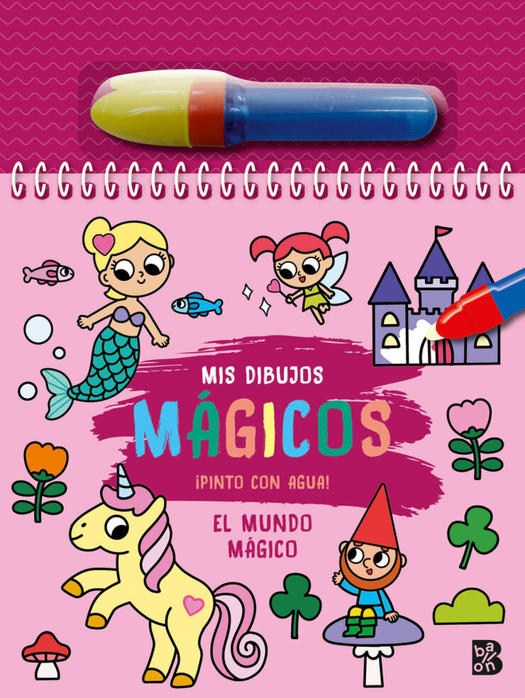 Pinto con agua - El mundo m&aacute;gico