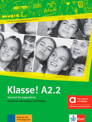Klasse! A2.2 Kursbuch mit Audios und Videos