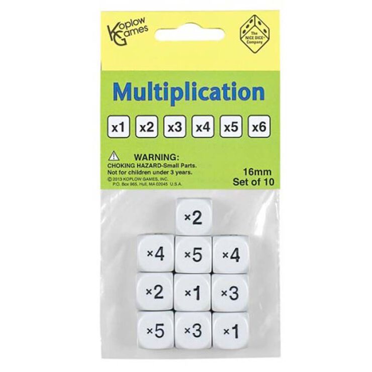 Dau 6 cares multiplicaci&oacute; 10 unitats