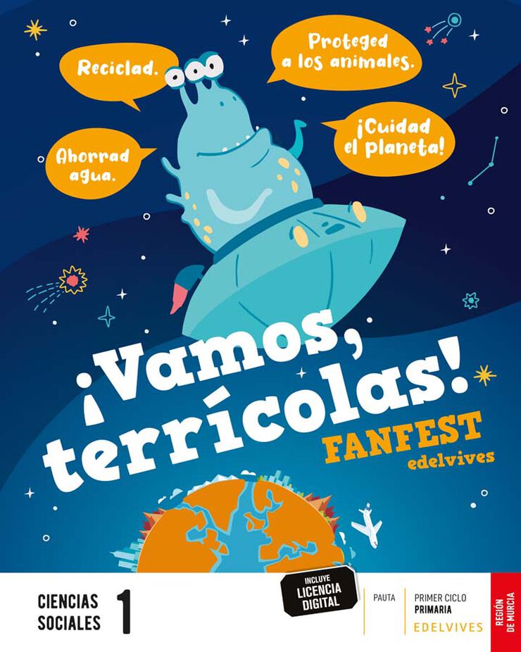 Ciencias Sociales 1.&ordm; Primaria. Pauta. Murcia